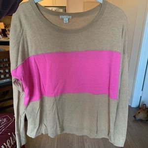 Gap colorblock sweater (made with silk)